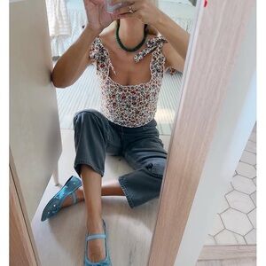 NWT Loeffler Randall Cecelia quilted top S